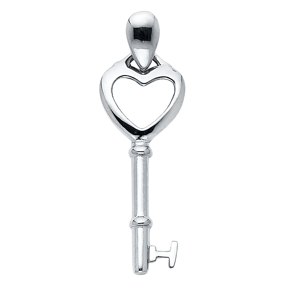 14K Yellow Gold Key, Music & Assorted Pendant - PT548
