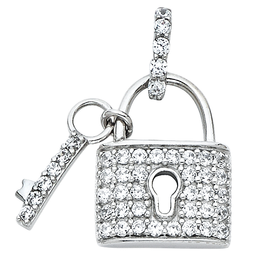 14K Yellow Gold Key, Music & Assorted Pendant - PT550