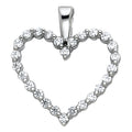 14K Yellow Gold Mom, Family, Baby & Heart Pendant - PT566