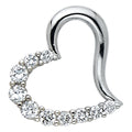 14K Yellow Gold Mom, Family, Baby & Heart Pendant - PT570