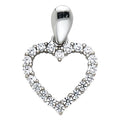 14K Yellow Gold Mom, Family, Baby & Heart Pendant - PT571