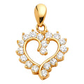14K Yellow Gold Key, Music & Assorted Pendant - PT579