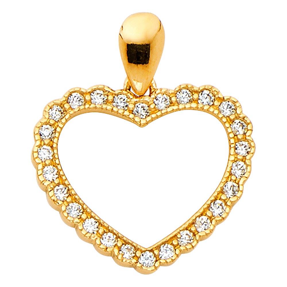 14K Yellow Gold Key, Music & Assorted Pendant - PT581