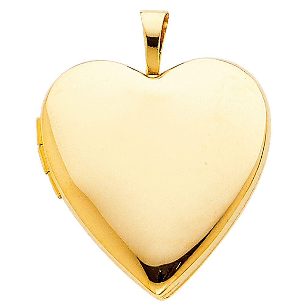 14K Yellow Gold Locket Pendant - PT610