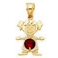 14K Yellow Gold Monthly & Zodiac Jewelry - PT660