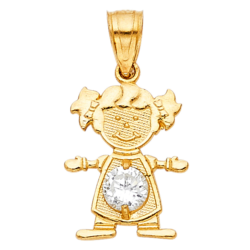 14K Yellow Gold Monthly & Zodiac Jewelry - PT660 - Image 4