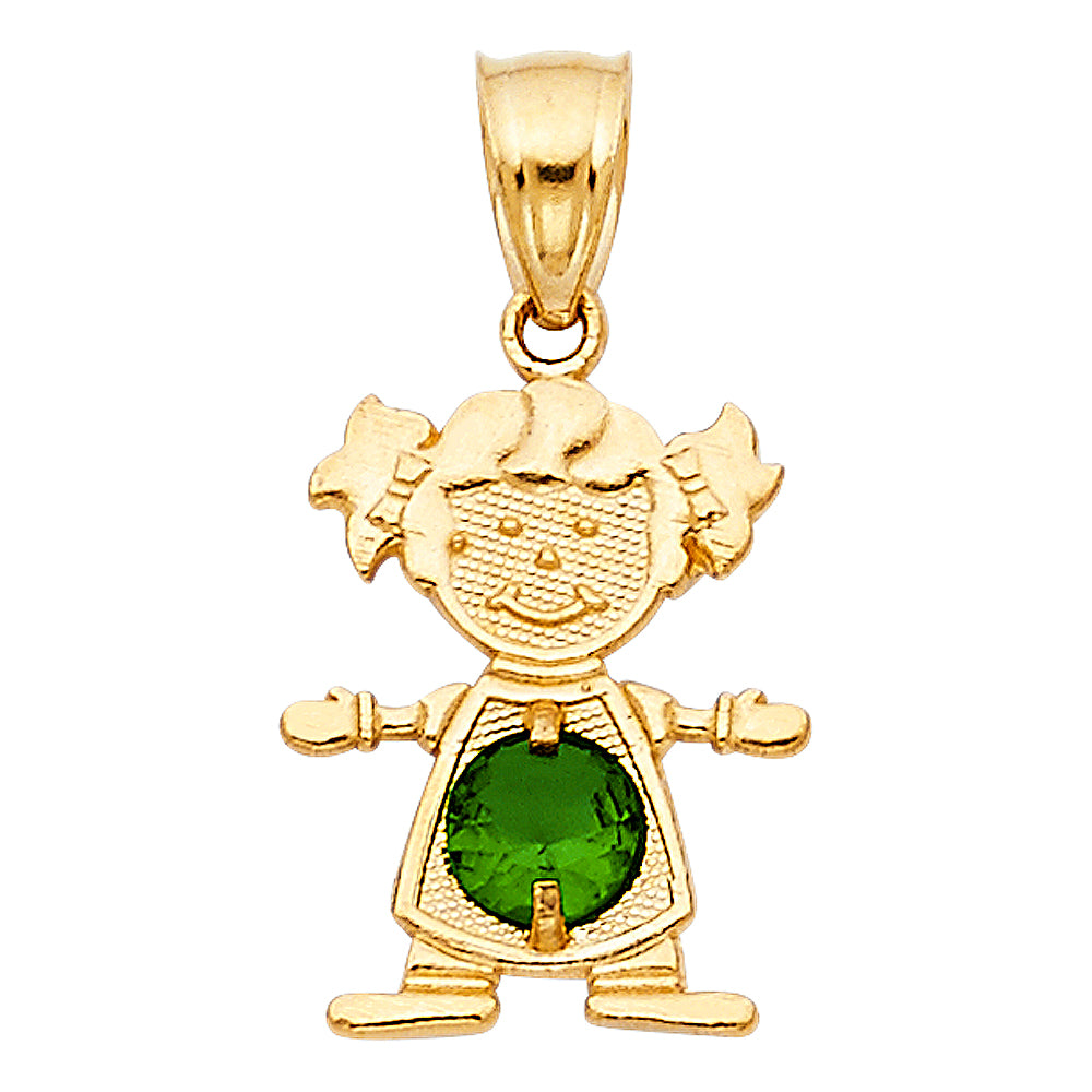 14K Yellow Gold Monthly & Zodiac Jewelry - PT660 - Image 5