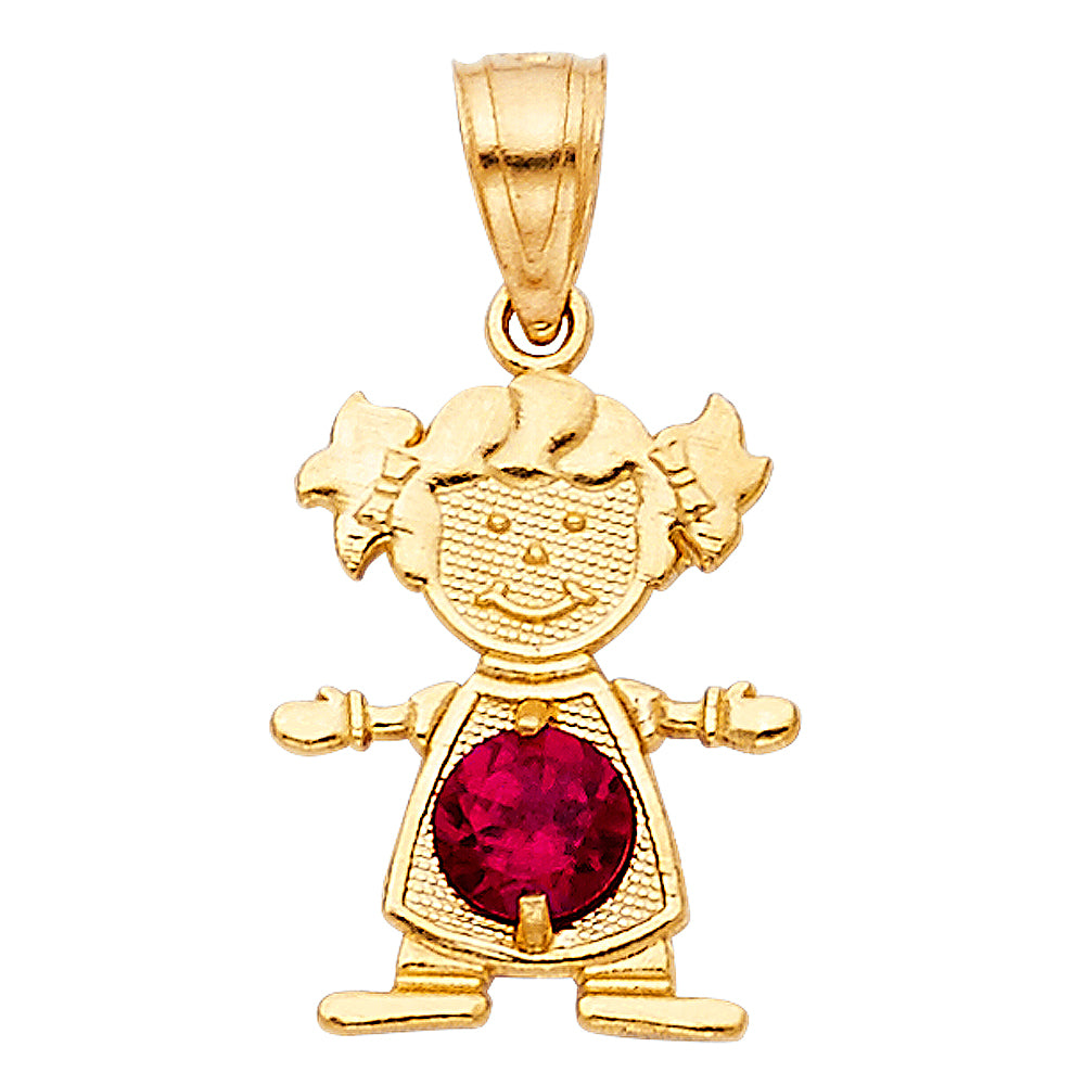 14K Yellow Gold Monthly & Zodiac Jewelry - PT660 - Image 7