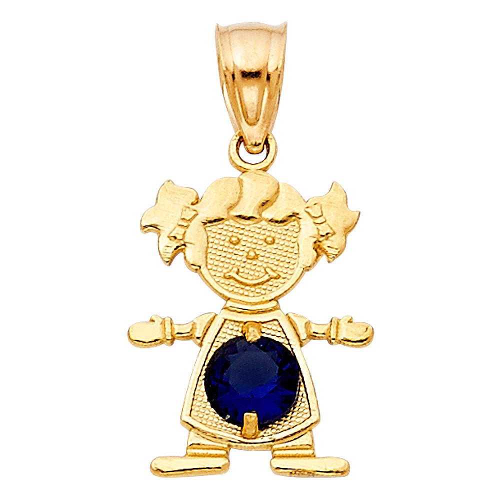 14K Yellow Gold Monthly & Zodiac Jewelry - PT660 - Image 9