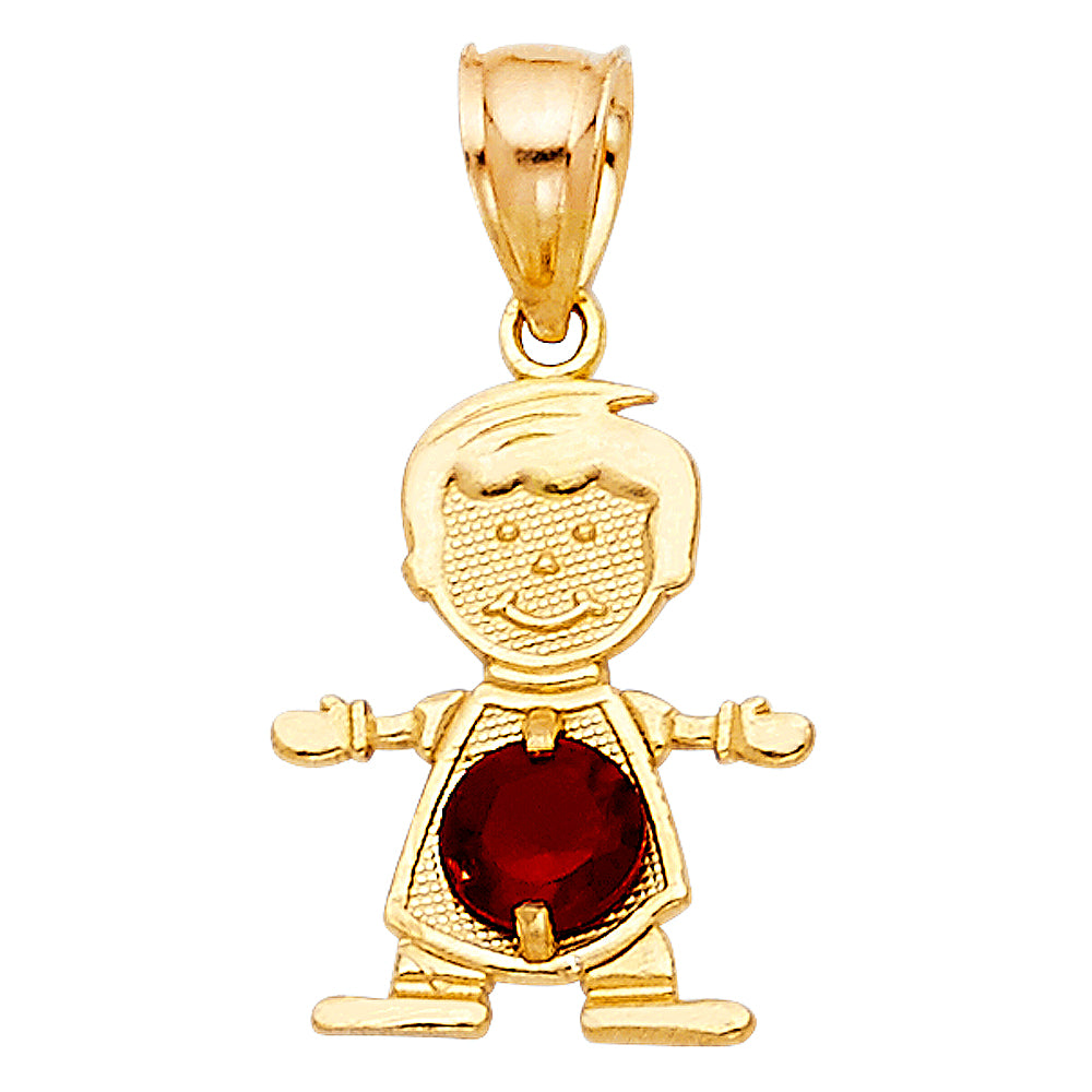 14K Yellow Gold Monthly & Zodiac Jewelry - PT661