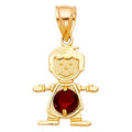 14K Yellow Gold Monthly & Zodiac Jewelry - PT661