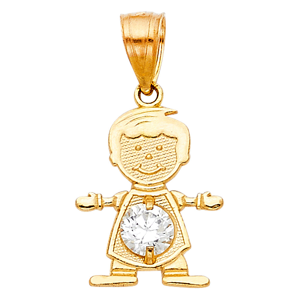14K Yellow Gold Monthly & Zodiac Jewelry - PT661 - Image 4