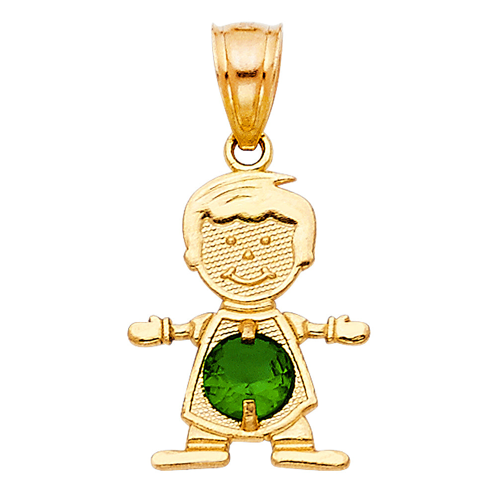 14K Yellow Gold Monthly & Zodiac Jewelry - PT661 - Image 5