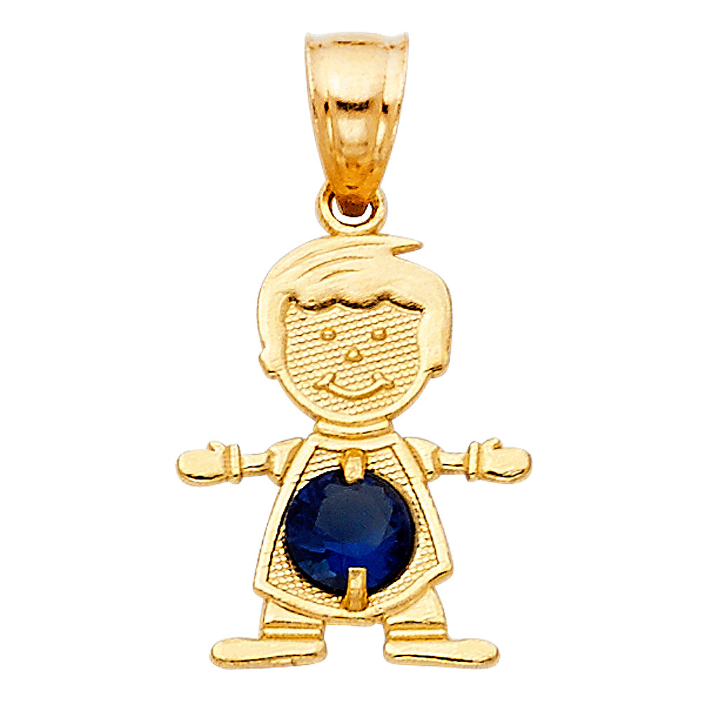 14K Yellow Gold Monthly & Zodiac Jewelry - PT661 - Image 9