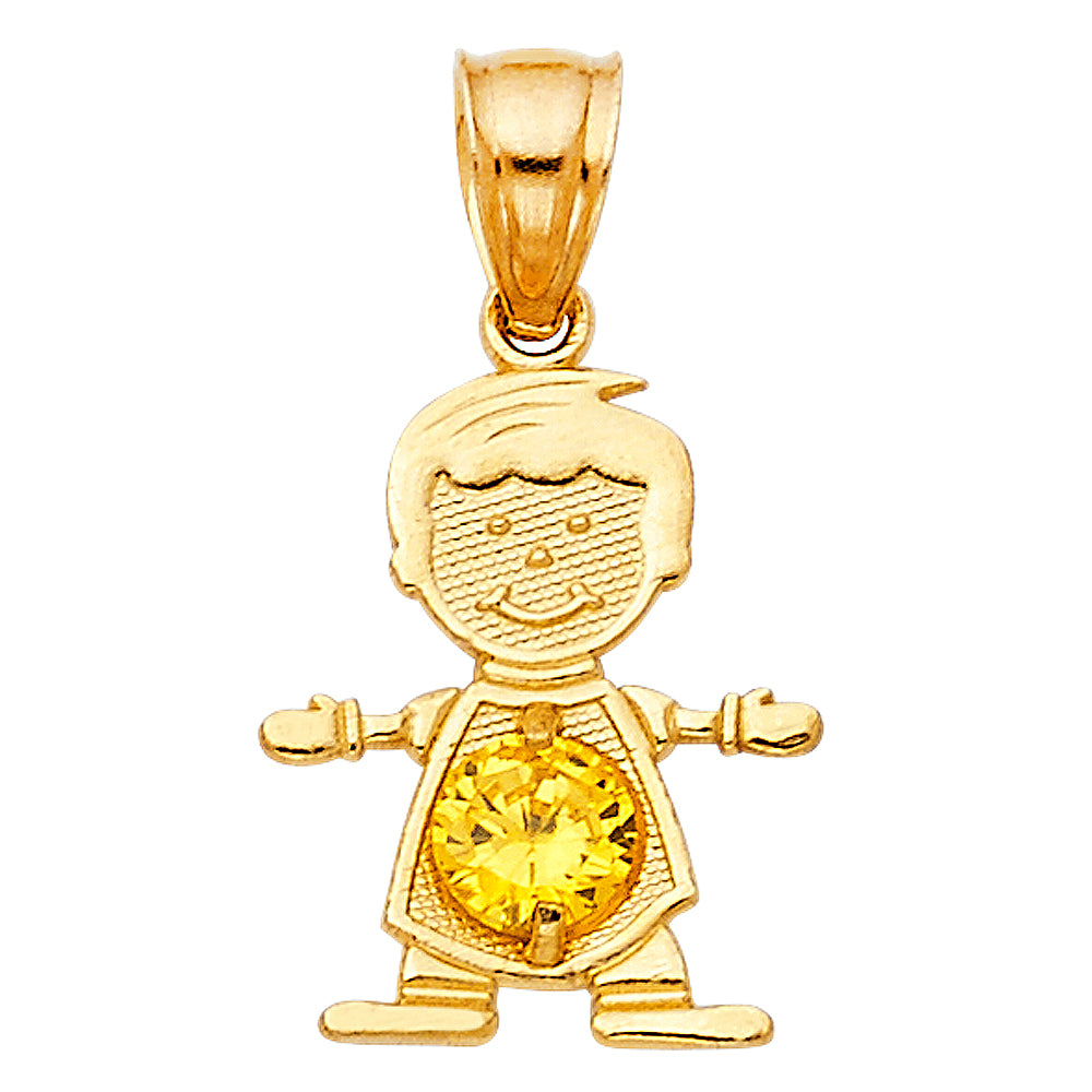 14K Yellow Gold Monthly & Zodiac Jewelry - PT661 - Image 11