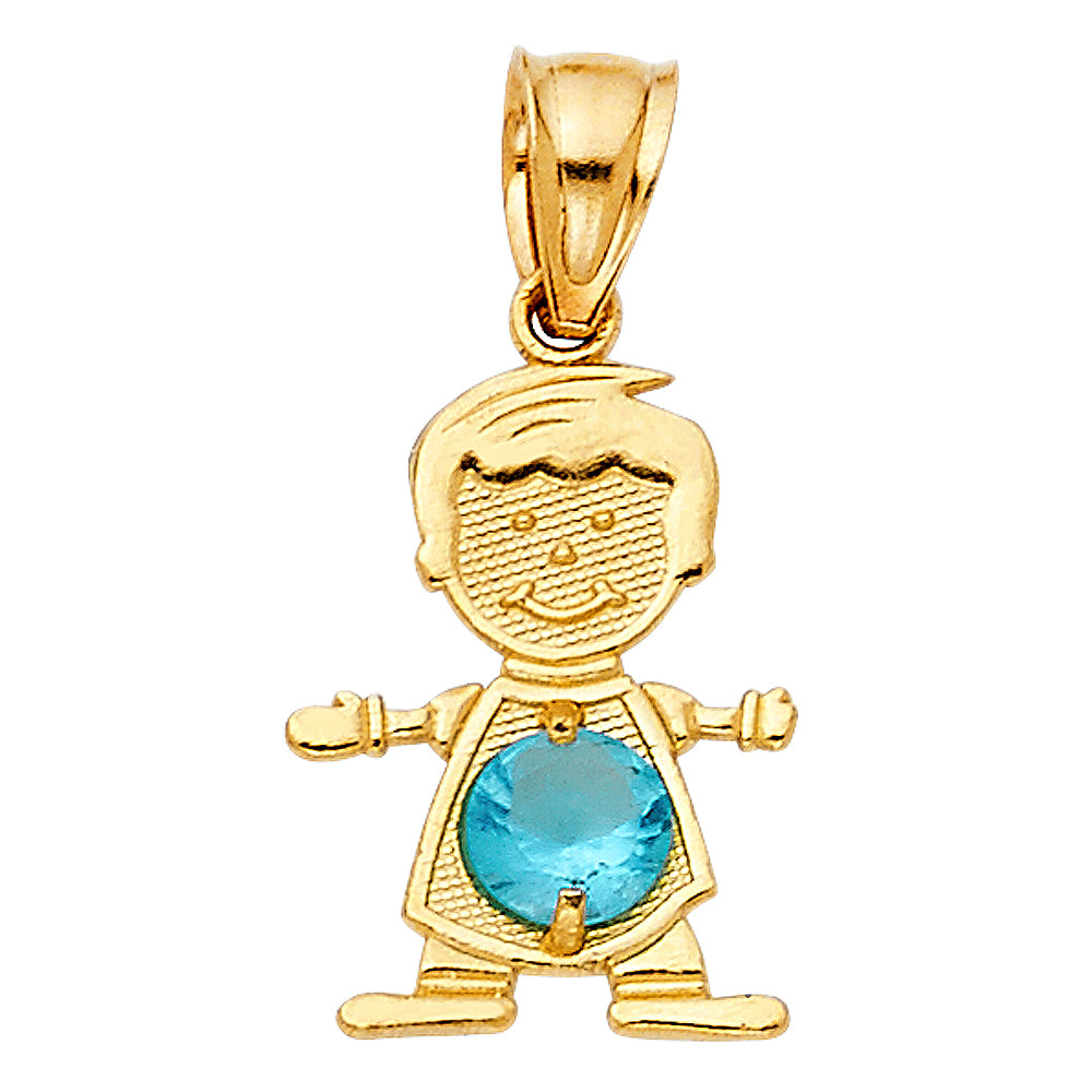 14K Yellow Gold Monthly & Zodiac Jewelry - PT661 - Image 12