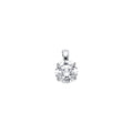14K Yellow Gold Stud Earring & Solitaire Jewelry 6mm - PT700