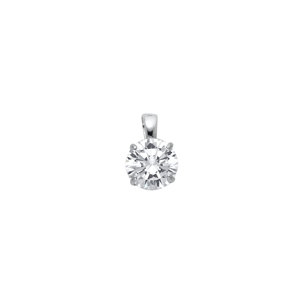 14K Yellow Gold Stud Earring & Solitaire Jewelry 6mm - PT700