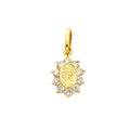 14K Yellow Gold Religious Pendant - PT717