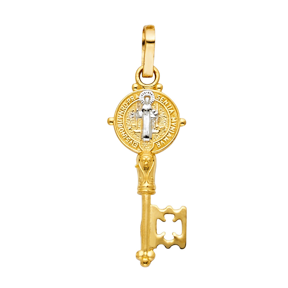 14K Yellow Gold Religious Pendant - PT738