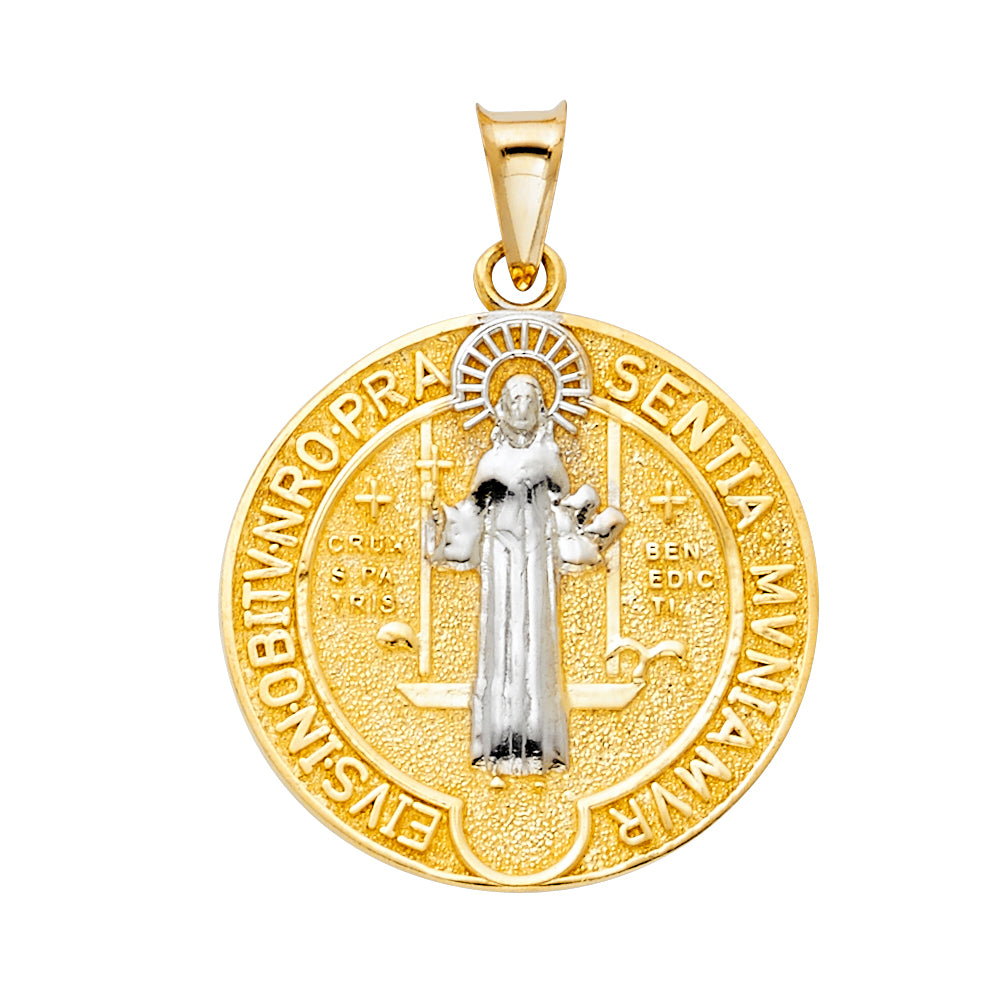 14K Yellow Gold Religious Pendant - PT754