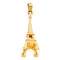 14K Yellow Gold Nature, Sports, Evil Eye & Baby Pendant - PT757