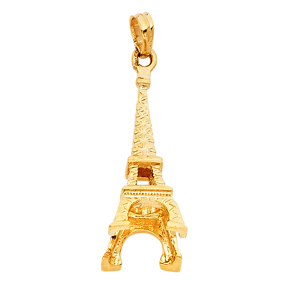 14K Yellow Gold Nature, Sports, Evil Eye & Baby Pendant - PT757