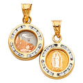 14K Yellow Gold Religious Pendant - PT765