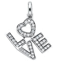 14K Yellow Gold Mom, Family, Baby & Heart Pendant - PT773