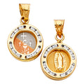 14K Yellow Gold Religious Pendant - PT788