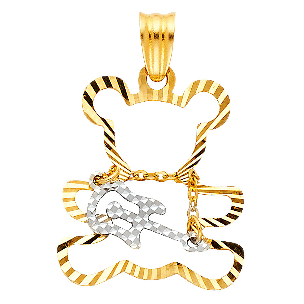 14K Yellow Gold Animal, Sea Life & Butterfly Pendant - PT797