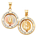 14K Yellow Gold Religious Pendant - PT803