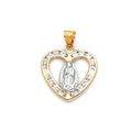 14K Yellow Gold Religious Pendant - PT806