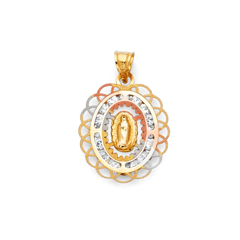 14K Yellow Gold Religious Pendant - PT807