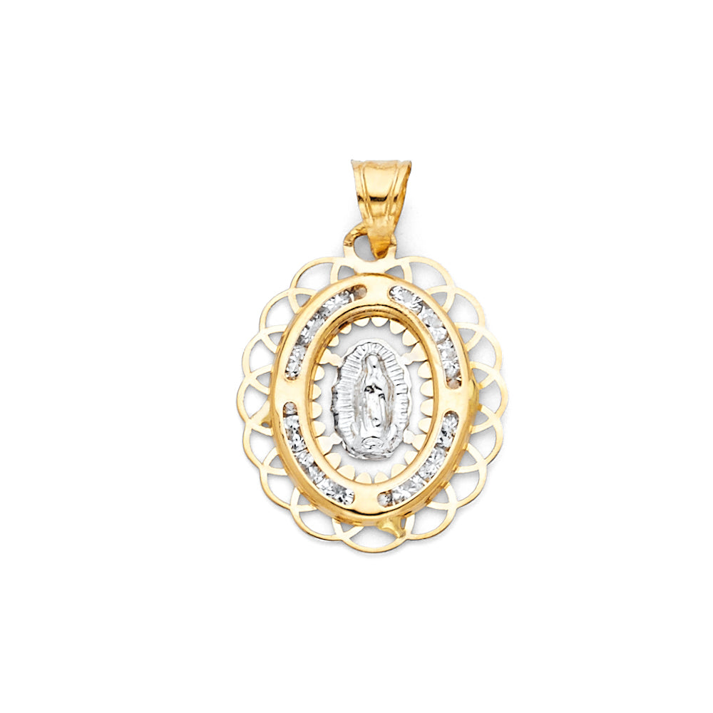 14K Yellow Gold Religious Pendant - PT808