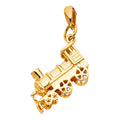 14K Yellow Gold Nature, Sports, Evil Eye & Baby Pendant - PT816