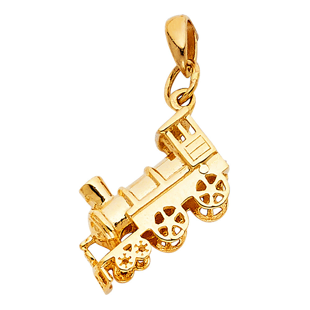 14K Yellow Gold Nature, Sports, Evil Eye & Baby Pendant - PT816