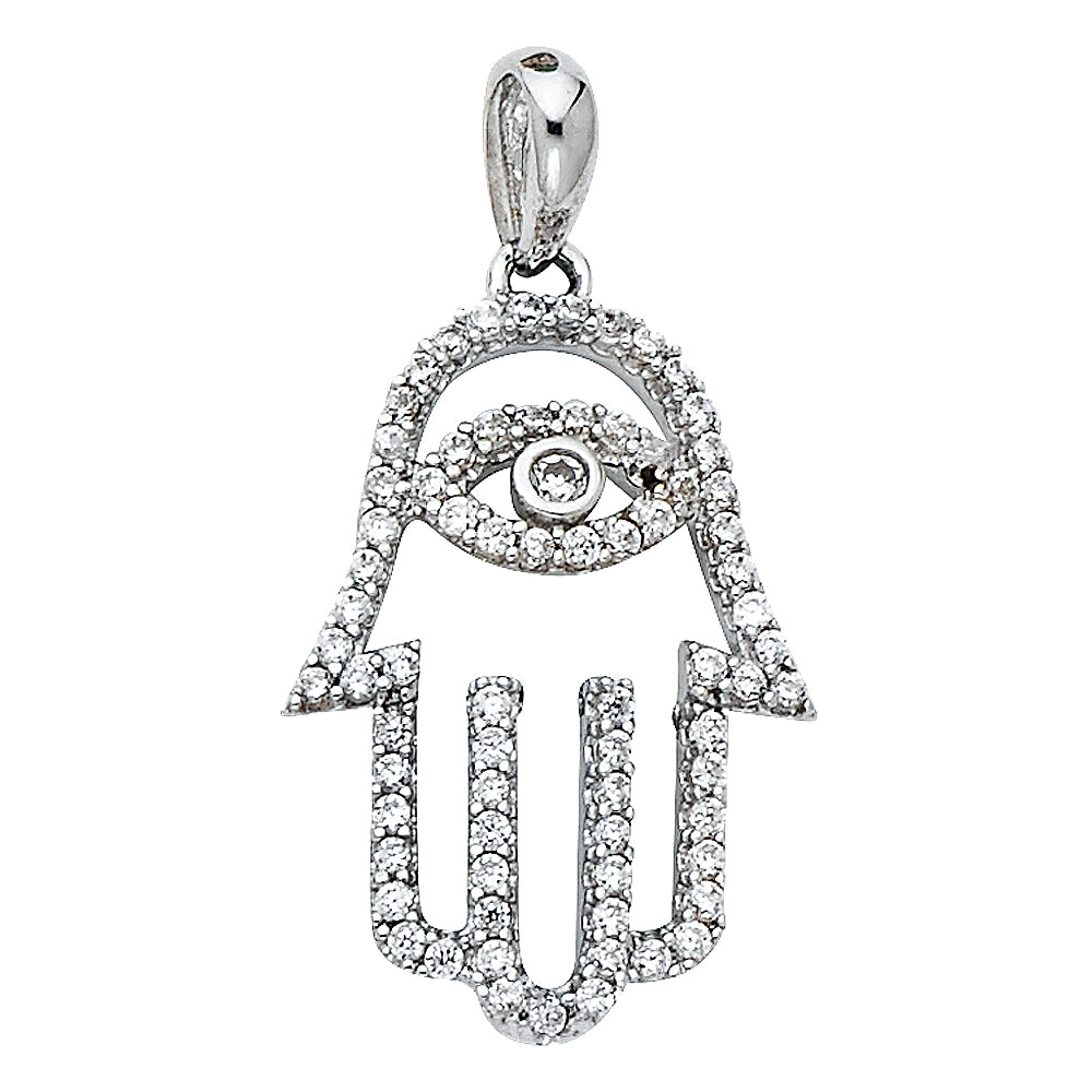 14K Yellow Gold Nature, Sports, Evil Eye & Baby Pendant - PT825