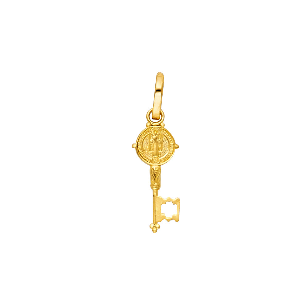 14K Yellow Gold Religious Pendant - PT831