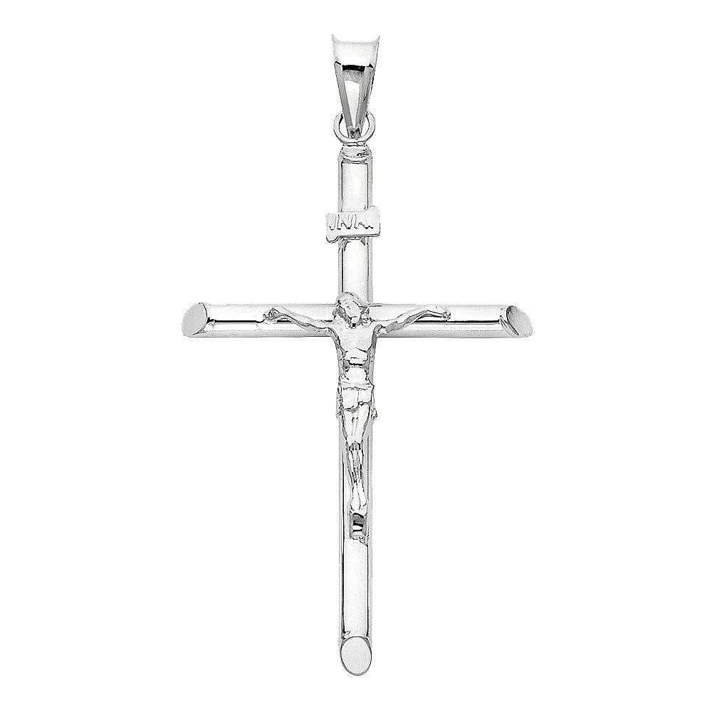 14K Yellow Gold Crucifix Cross Pendant - PT842