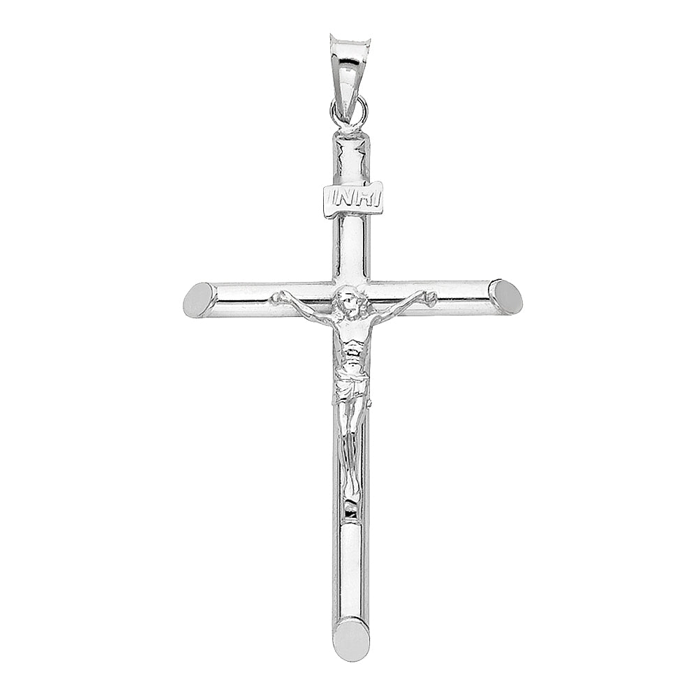 14K Yellow Gold Crucifix Cross Pendant - PT843