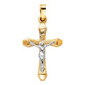 14K Yellow Gold Cross Pendant - PT875