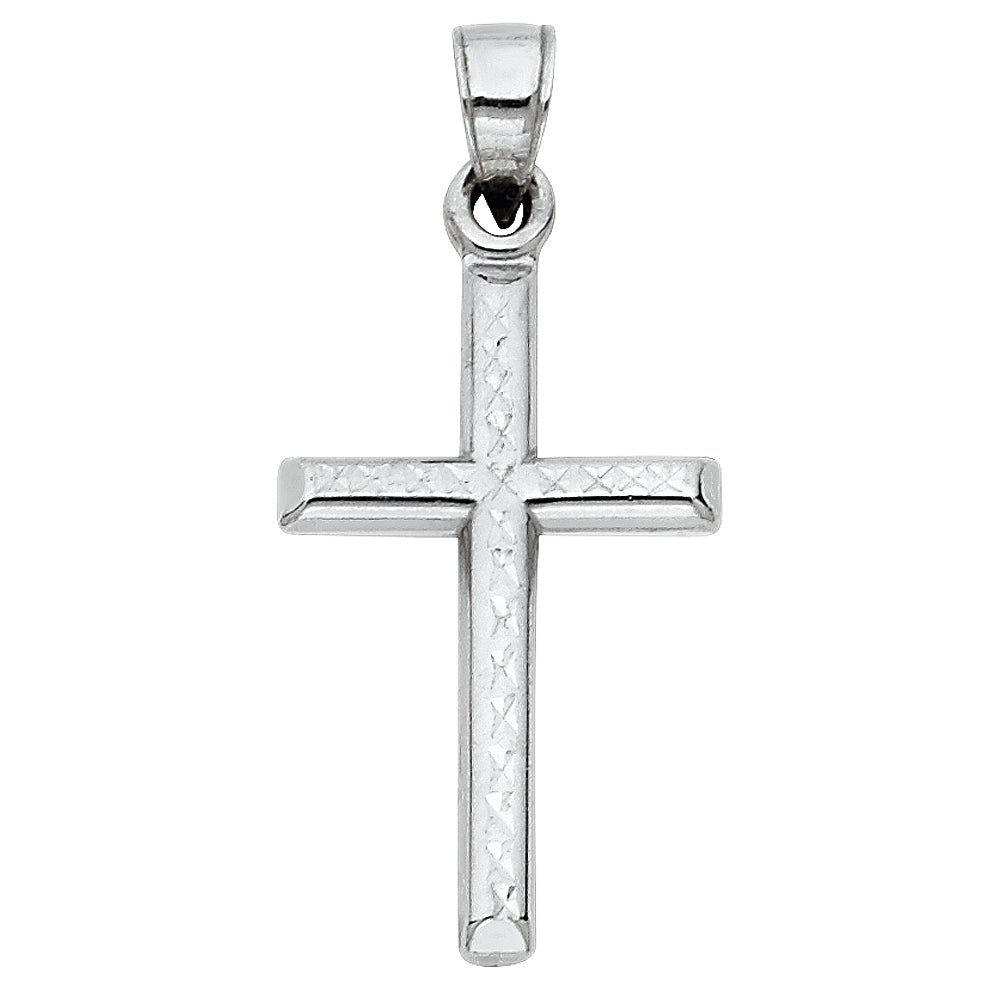 14K Yellow Gold Cross Pendant - PT880