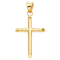 14K Yellow Gold Cross Pendant - PT881