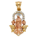14K Yellow Gold Religious Pendant - PT967