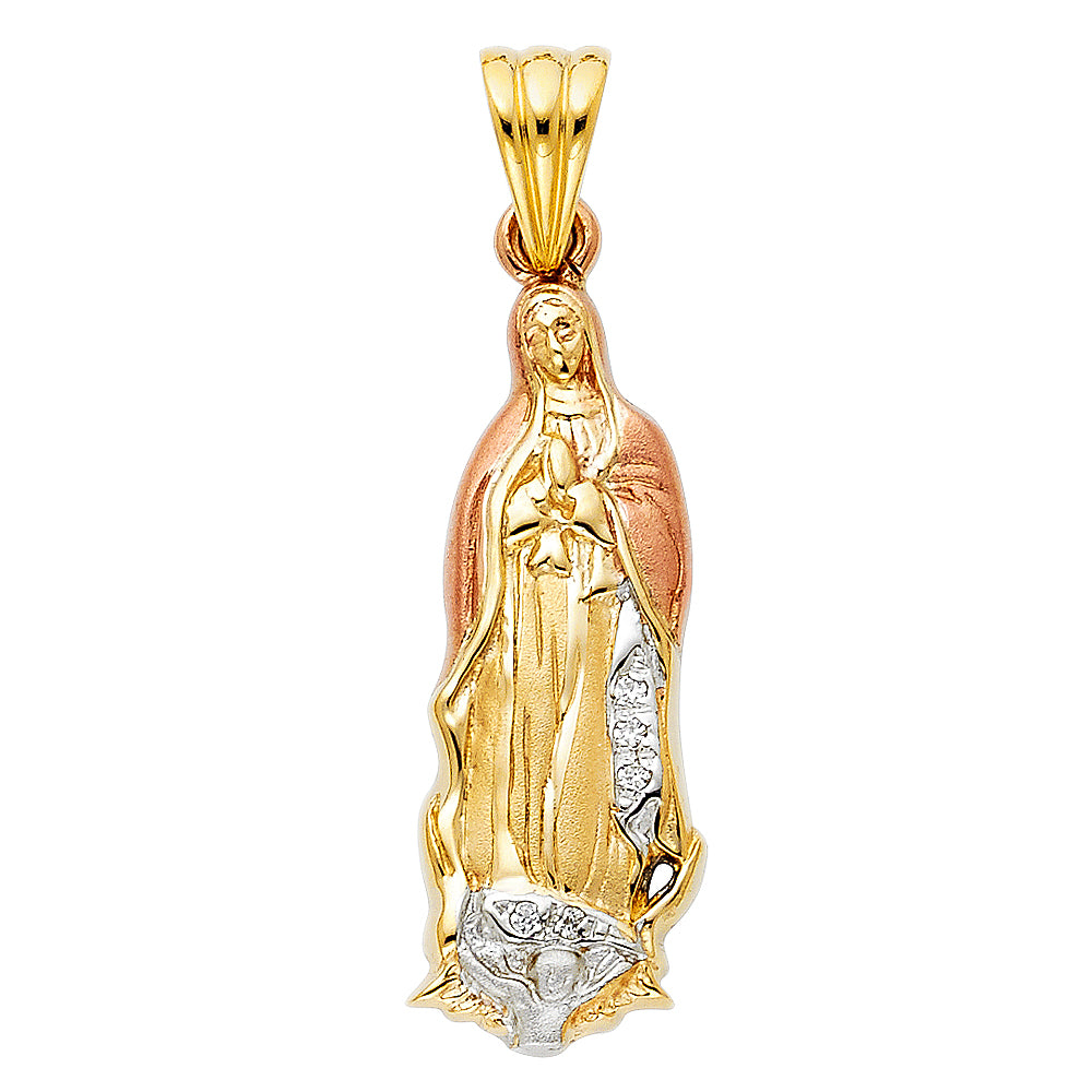 14K Yellow Gold Religious Pendant - PT970