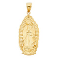 14K Yellow Gold Religious Pendant - PT1072