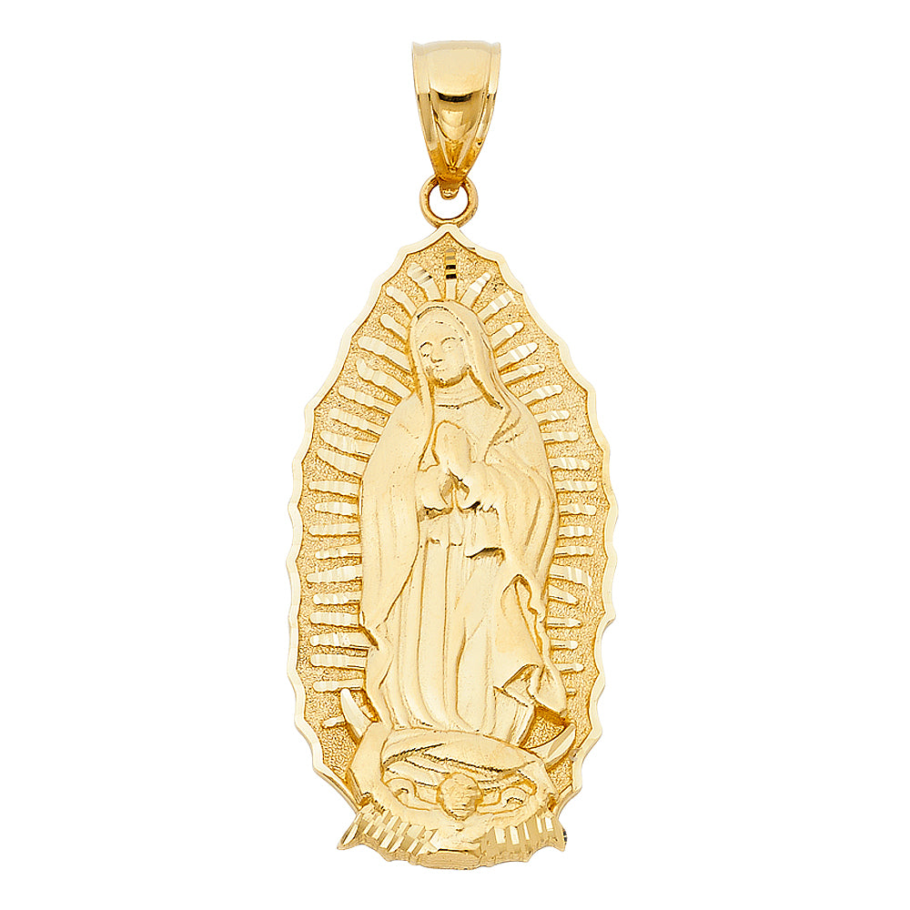 14K Yellow Gold Religious Pendant - PT1072