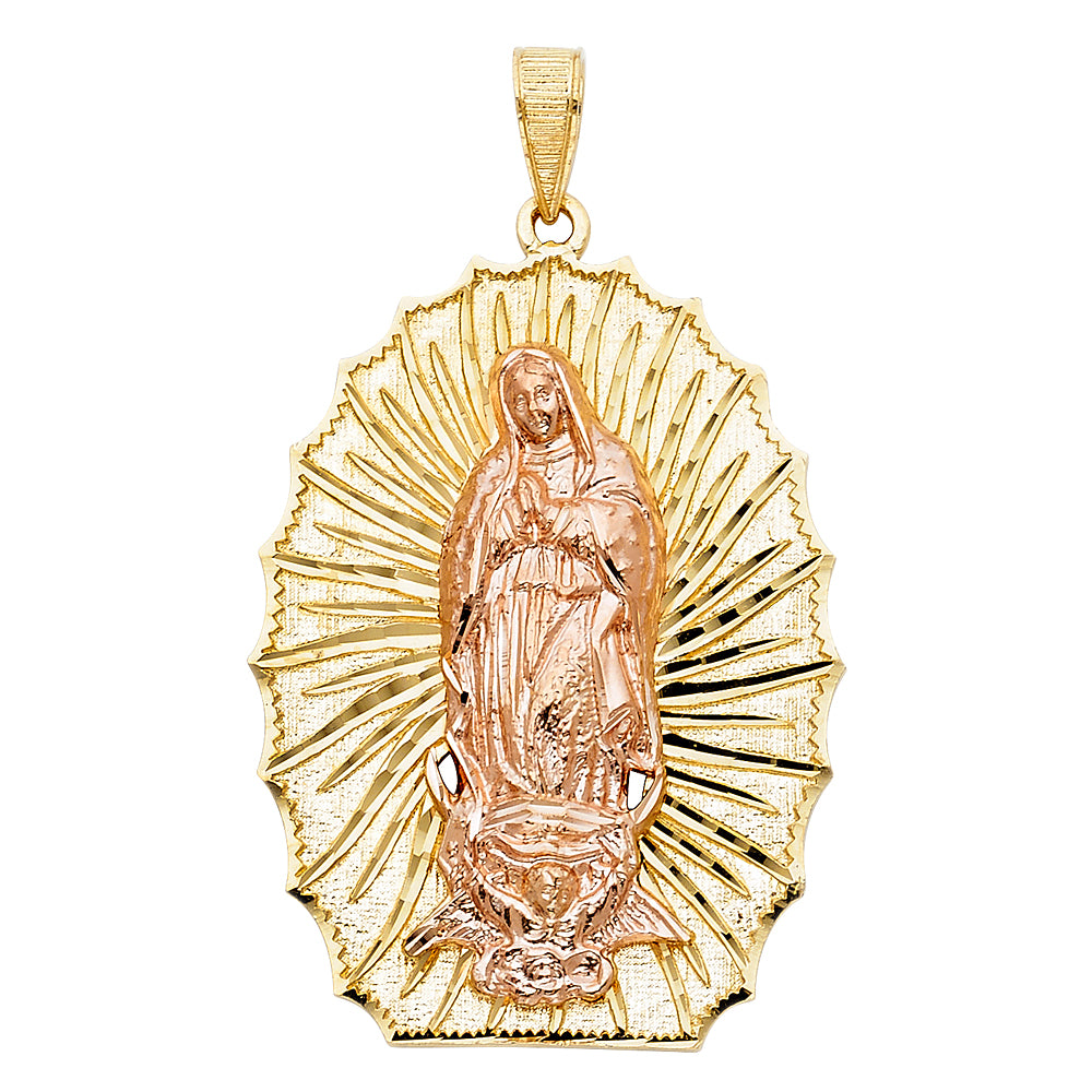 14K Yellow Gold Religious Pendant - PT1075