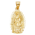 14K Yellow Gold Religious Pendant - PT1077